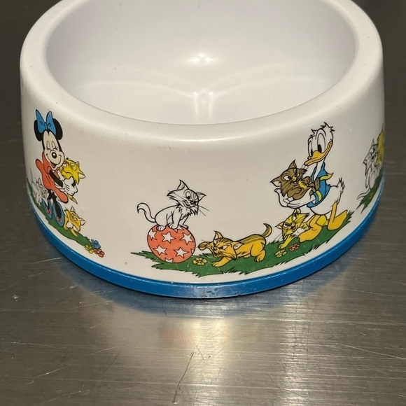 Disney Aristocats No Skid Melamine Pet Food Water Bowl Disney Pets - Picture 4 of 9